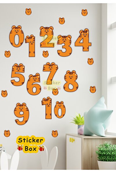 Think And Print Αυτοκόλλητο τοίχου για παιδικό δωμάτιο με χαριτωμένα ζώα και ...