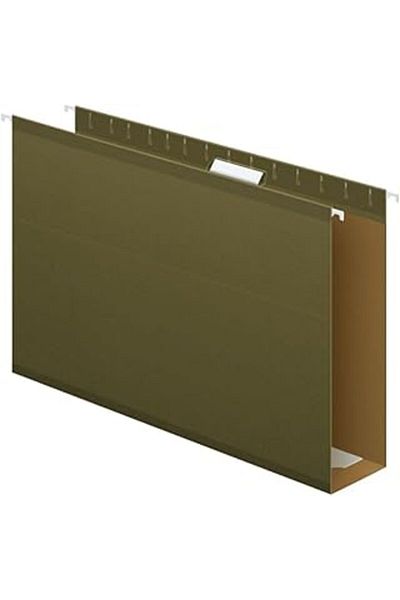 Mu Art Ahşap Pendaflex Extra Capacity Reinforced Hanging File Folders, 7.62 Cm, Legal Size, Standard