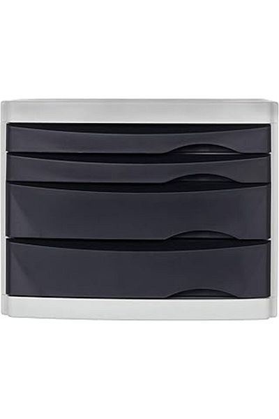 Mu Art Ahşap Opsobjects Ops Ops Cmc 104 Black Desktop Organizer with Drawers