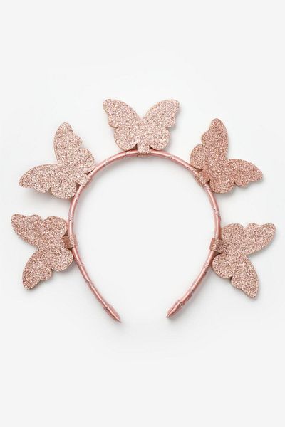 Le Mabelle Rose 5-Piece Butterfly Figured Girl's Crown