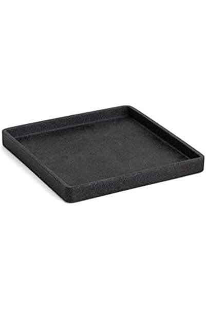 System Bathroom Accesories Banyo Tepsisi Siyah Renk 22X220X220 Mm