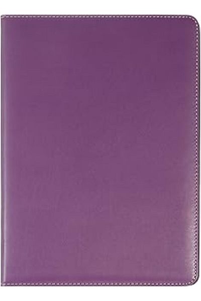Mu Art Ahşap 2K 501-5 Secretarial/Secretary Tray/Secretary Memo Pad A4 Faux Leather Memo Pad File, Lilac, A4