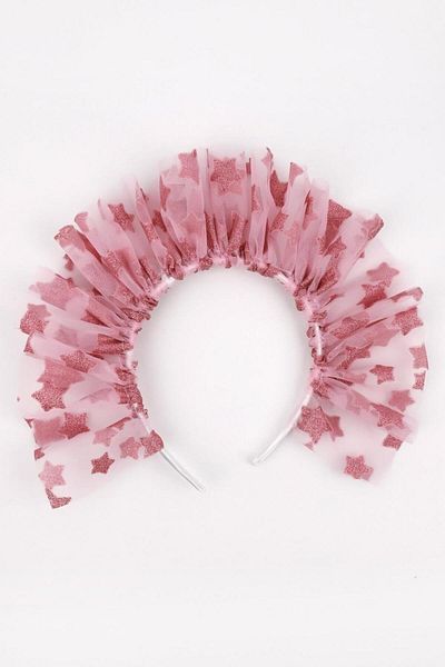 Le Mabelle Big Star Dried Rose Girl's Tulle Crown