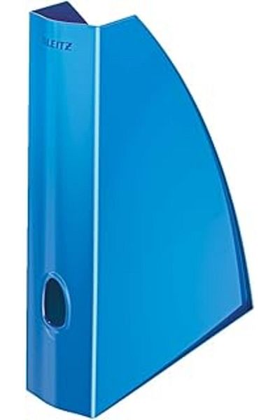 Mu Art Ahşap Leitz Wow Box Folder Metallic Blue 52771036