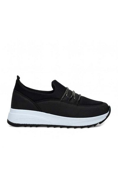 Ayakkabı Ülkesi Summer Laceless Stretch Lightweight Comfortable Flexible Anatomical Stone Daily Women's Sports Shoes Ballet Sneaker
