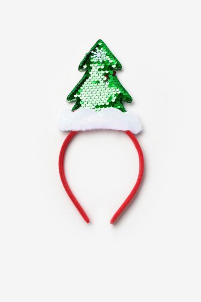 Le Mabelle Green Sequined Pine Tree Girl's Crown