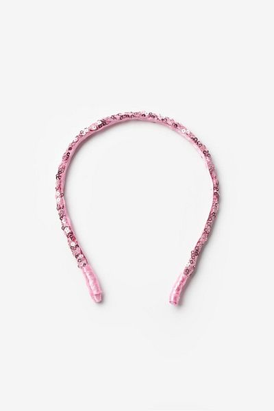 Le Mabelle Pink Sequin Girl's Crown