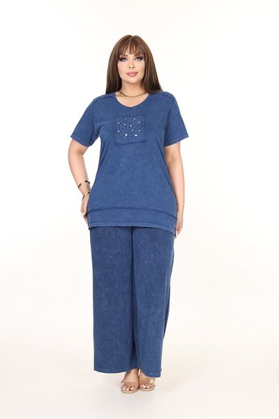 özle fashion Modern Large Size Suit with Embroidery Detail on the Front