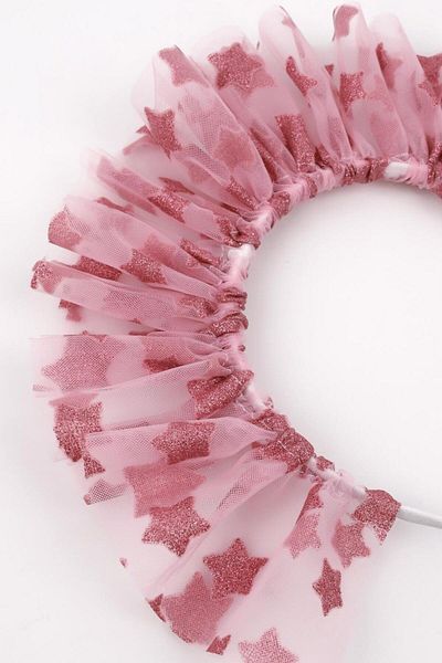 Le Mabelle Big Star Dried Rose Girl's Tulle Crown