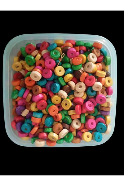 Ralp Moda Wooden Cylinder Beads 40Grams