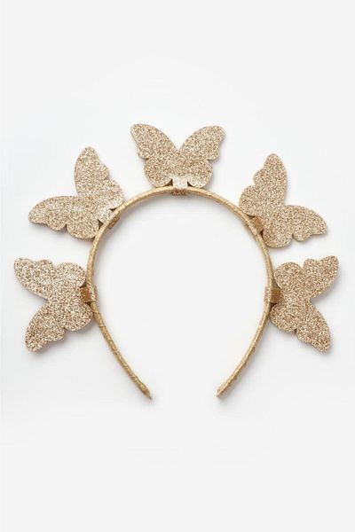 Le Mabelle Gold 5-Piece Butterfly Figured Girl's Crown