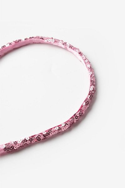Le Mabelle Pink Sequin Girl's Crown