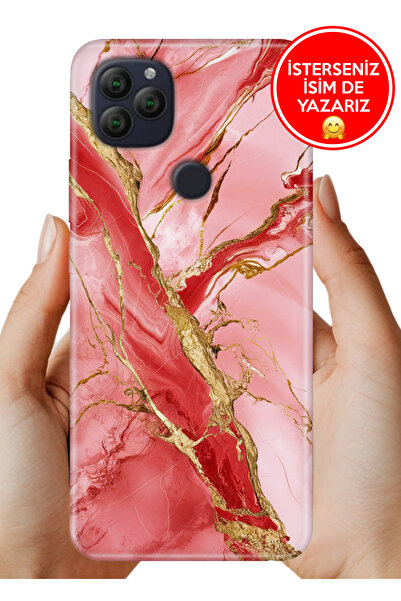 General Mobile GM 22 - GM 22S G312 Kılıf Desenli Rubber Kamera Korumalı Silik...