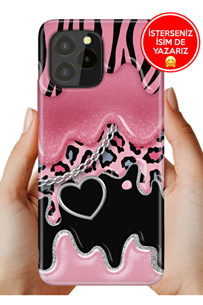 oukitel C21 Pro / Plus Kılıf Rubber Esnek Silikon Tam Koruma Society Kalp