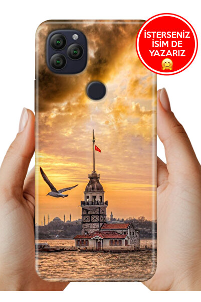 General Mobile GM 22 - GM 22S G312 Kılıf Kamera Korumalı Full Desen Arka Sili...