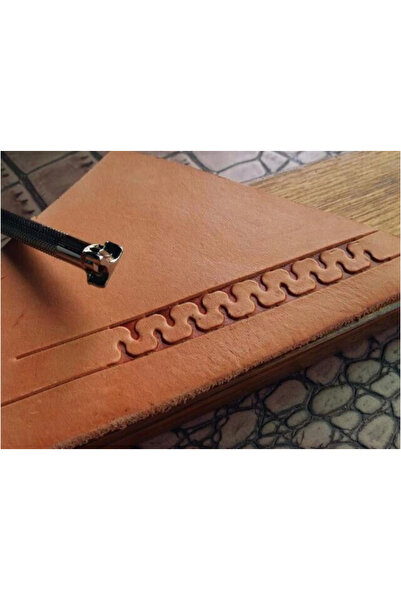BGA Leathercraft deri baskı stamp Zımba deri desen damga 10x6mm
