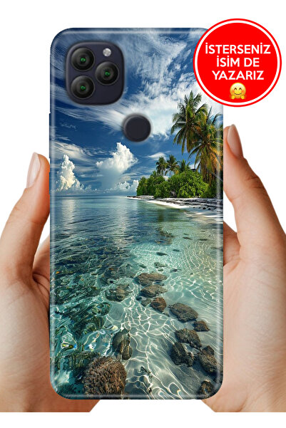 General Mobile GM 22 - GM 22S G312 Kılıf Desenli Baskılı Kamera Korumalı Sili...