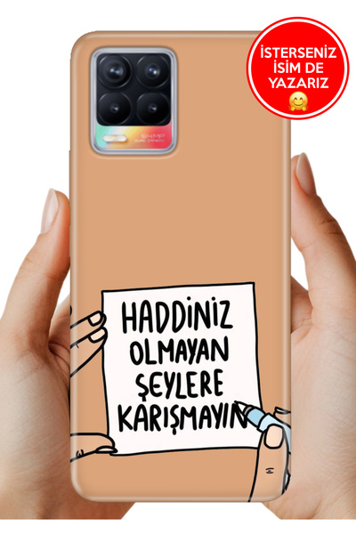 realme 8 / 8 Pro Kılıf TPU Resimli Silikon Karışmayın