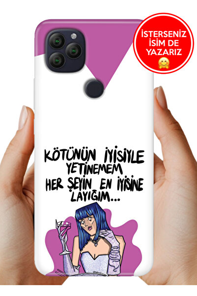 General Mobile GM 22 - GM 22S G312 Kılıf Kamera Korumalı Full Desen Arka Sili...