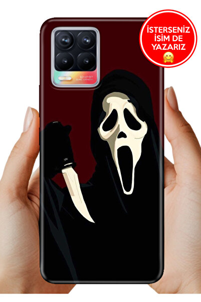 realme 8 / 8 Pro Uyumlu Kılıf Tam Rubber Esnek Silikon Tam Koruma Screamfilm