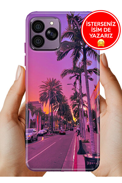 HİKİNG A41 Kılıf Trend Desenli Esnek Kapak Beverly Hills 90210