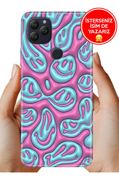 General Mobile GM 22 - GM 22S G312 Kılıf Desenli Baskılı Kamera Korumalı Sili...