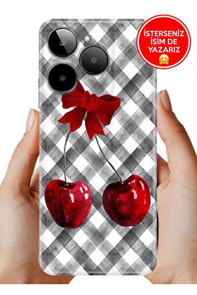 General Mobile Era 30 Kılıf Desenli Baskılı Kamera Korumalı Silikon Kiraz Masası