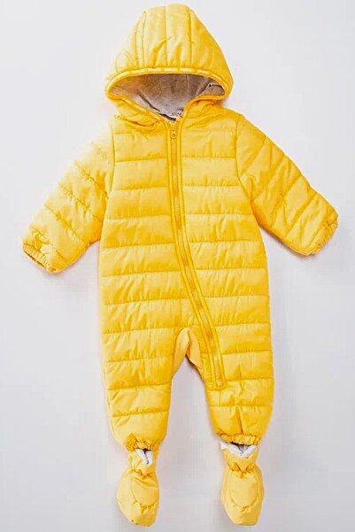 DeKuBaby Yeni Sezon Kapüşonlu Kışlık  Ünisex Bebek  Kozmonot-Astronot Tulum Mont