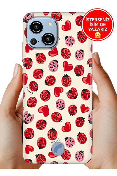 Reeder S23 Pro Max Kılıf Desenli Baskılı Kamera Korumalı Silikon Love Bug