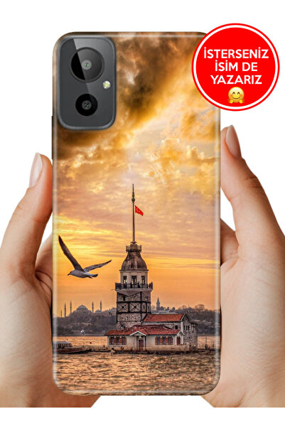 General Mobile GM 23 SE G314 Kılıf Kamera Korumalı Full Desen Arka Silikon Kı...