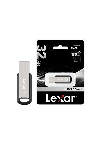 Lexar 32Gb M400 Metal USB 3.2 Gen1 Flash Memory 130Mb/S 5 Years Warranty Design