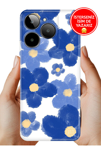 General Mobile Era 30 Kılıf Trend Desenli Esnek Kapak Blue Orgin