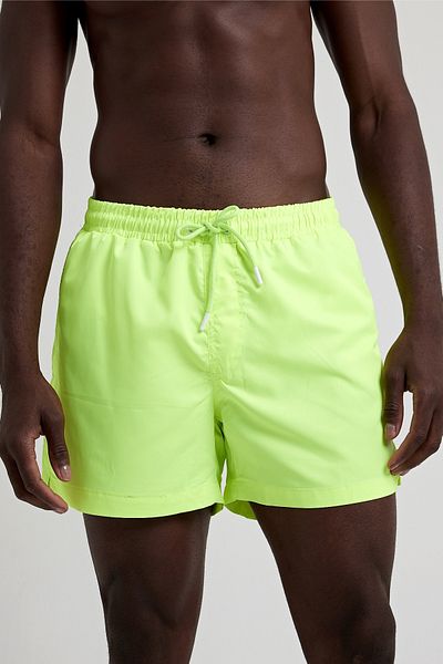 MADZEYMODA Ανδρικό σορτς μαγιό Premium με επένδυση νέον LS-95093