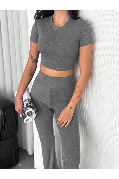 Cistern İstanbul Γυναικείο σετ με κοντό μανίκι με ελαστική εφαρμογή