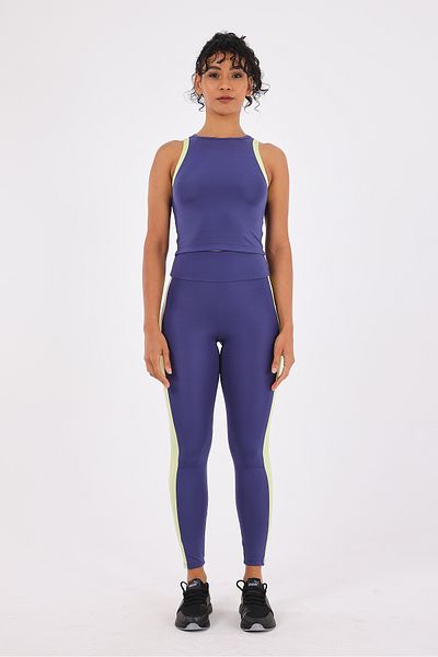 Scorp Bluză cu jambiere lungi pentru atlet sport pentru femei Equinox Set 3 piese Saks