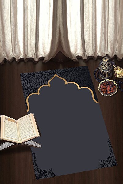 Talia Home Yıkanabilir Kaymaz Tabanlı Dijital Baskılı Seccade