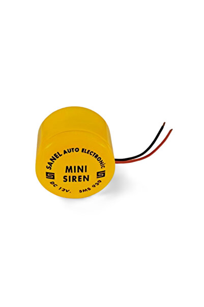 Sanel SMS939 12V Mini Siren Geri Vites Kornası – Su Geçirmez IP67