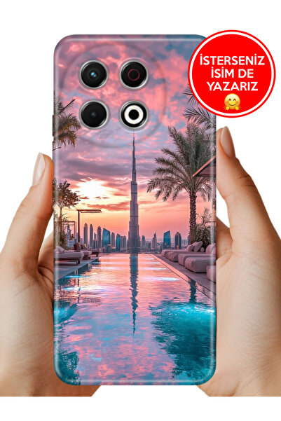 TECNO Spark 30 Pro KL7 Kılıf Desenli Baskılı Kamera Korumalı Silikon Luxury D...
