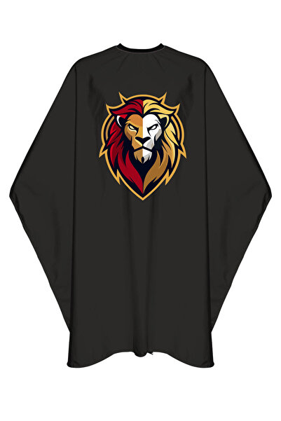 ayobi Penuar Siyah Baskılı Penuar Berber Önlüğü Tıraş Önlüğü Kuaför Kesim Önl...