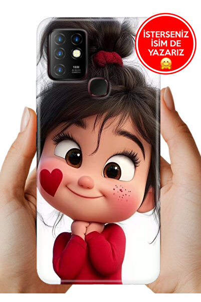 Cekuonline İnfinix Hot 10 Uyumlu Kılıf Kamera Koruma Tam Rubber Esnek Silikon Minnosh