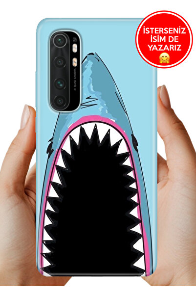 Cekuonline Xiaomi Mi Note 10 Lite Kılıf TPU Resimli Silikon Katil Balina