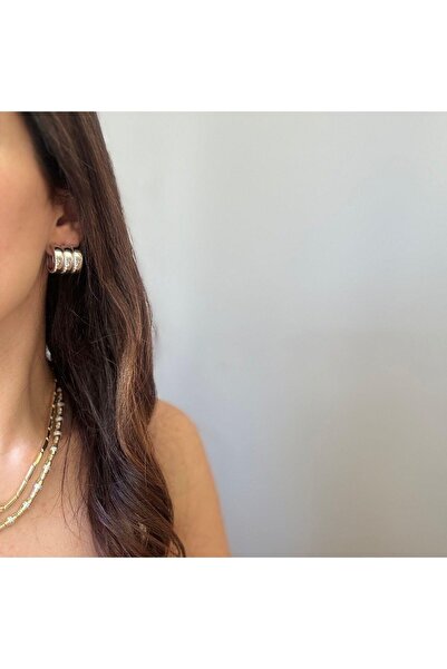 Venus Design Çelik 3 bombeli küpe