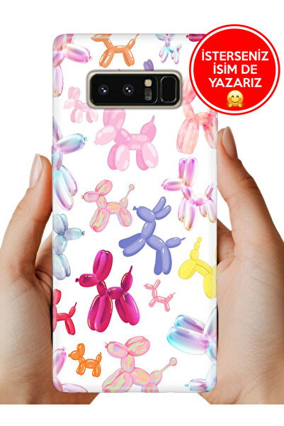 Cekuonline Galaxy Note 8 Kılıf Trend Desenli Esnek Kapak Balloonssss