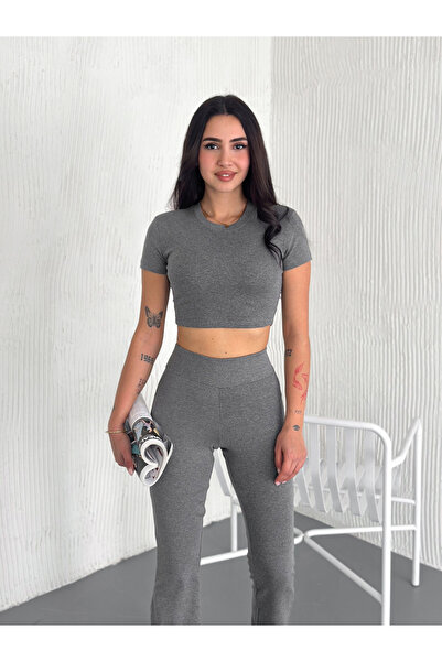 Cistern İstanbul Γυναικείο σετ με κοντό μανίκι με ελαστική εφαρμογή