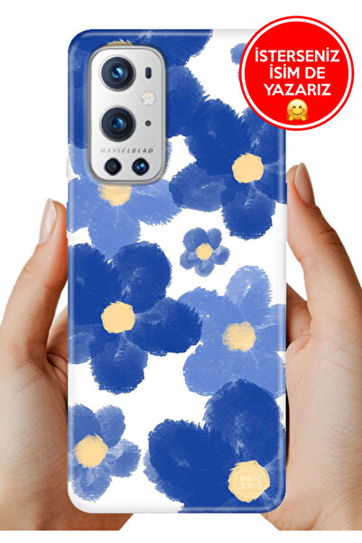 Oneplus 9 Pro Kılıf Trend Desenli Esnek Kapak Blue Orgin