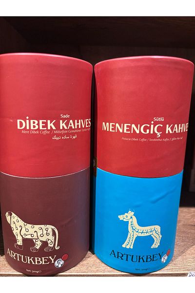 BAŞTUĞ TİCARET Net 300 Gr Artukbey Turkish Coffee with Milk Menengic Coffee Advantageous Package