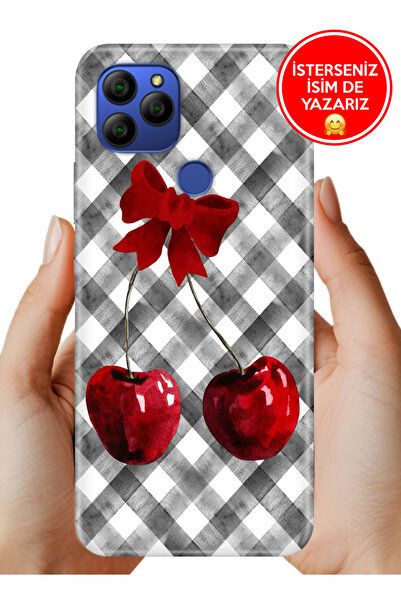 General Mobile GM 21 G310 Kılıf Desenli Baskılı Kamera Korumalı Silikon Kiraz...