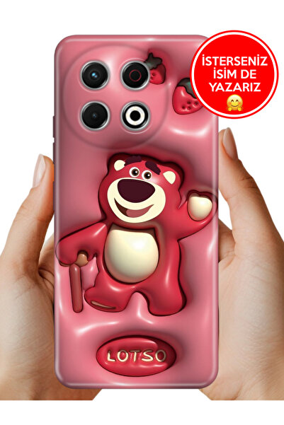 TECNO Spark 30 Pro KL7 Kılıf Desenli Baskılı Kamera Korumalı Silikon Lotso
