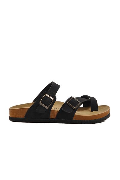 AYAKMOD Μαύρες ελαφριές παντόφλες Unisex 20-320 G