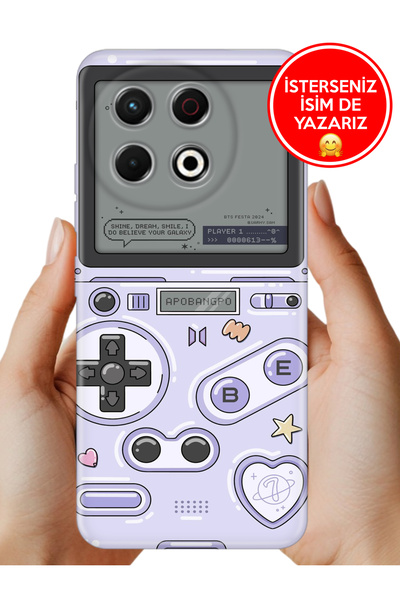 TECNO Spark 30 Pro KL7 Kılıf Lüks Desenli Silikon Cover Case Gamer 144